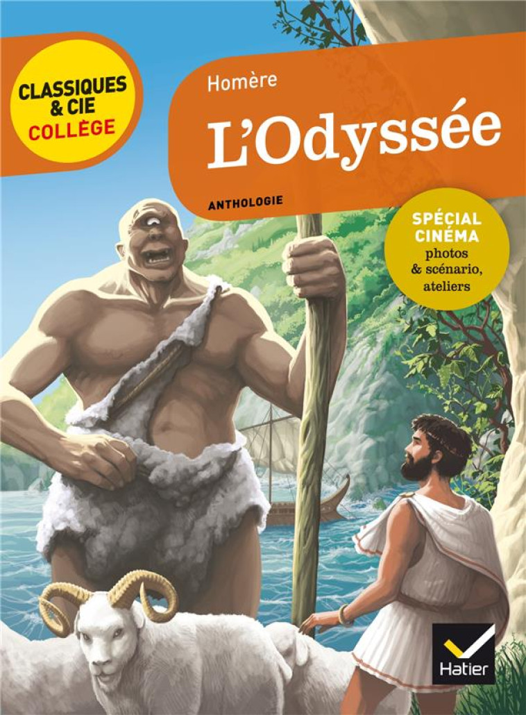 L'ODYSSEE - AVEC UN GROUPEMENT THEMATIQUE  LES MONSTRES  : DES CREATURES INIMAGINABLES - HOMERE - Hatier