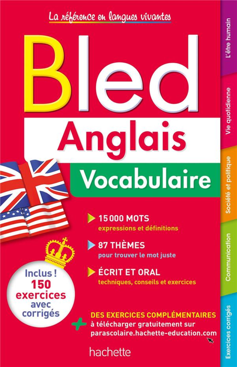 BLED ANGLAIS VOCABULAIRE - PERRIN/SUSSEL/CROS - HACHETTE