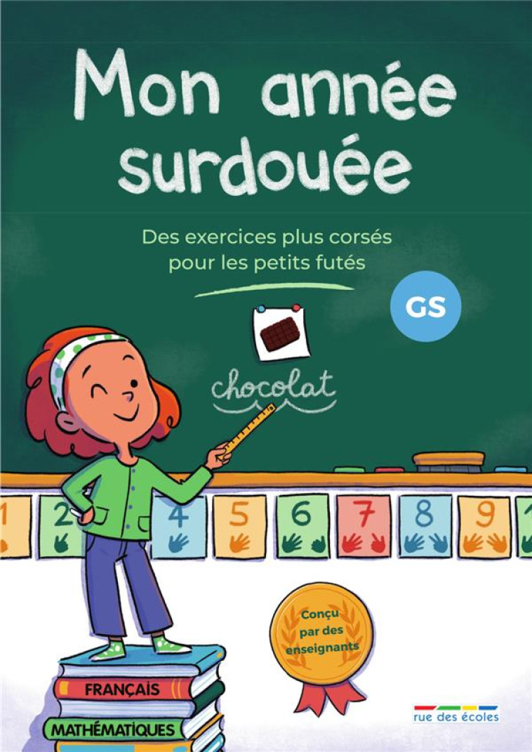 MON ANNEE SURDOUEE GRANDE SECTION - FRANCAIS ET MATHEMATIQUES - DES EXERCICES PLUS CORSES POUR LES P - COLLECTIF - ANNALES-RDECOLE