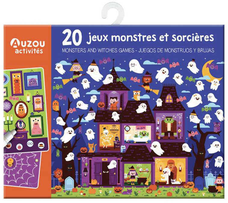 MA POCHETTE DE JEUX - 20 P'TITS JEUX - MONSTRES ET SORCIERES - PRETEND FRIENDS - NC