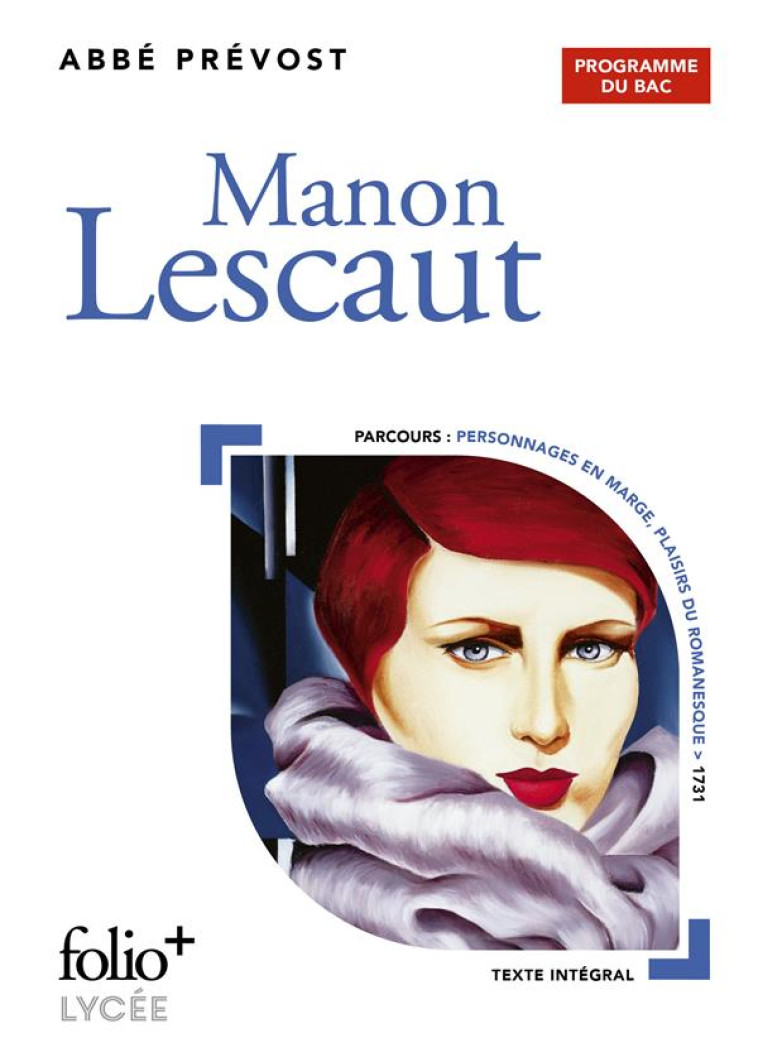 MANON LESCAUT - BAC 2024 - PREVOST ABBE - GALLIMARD