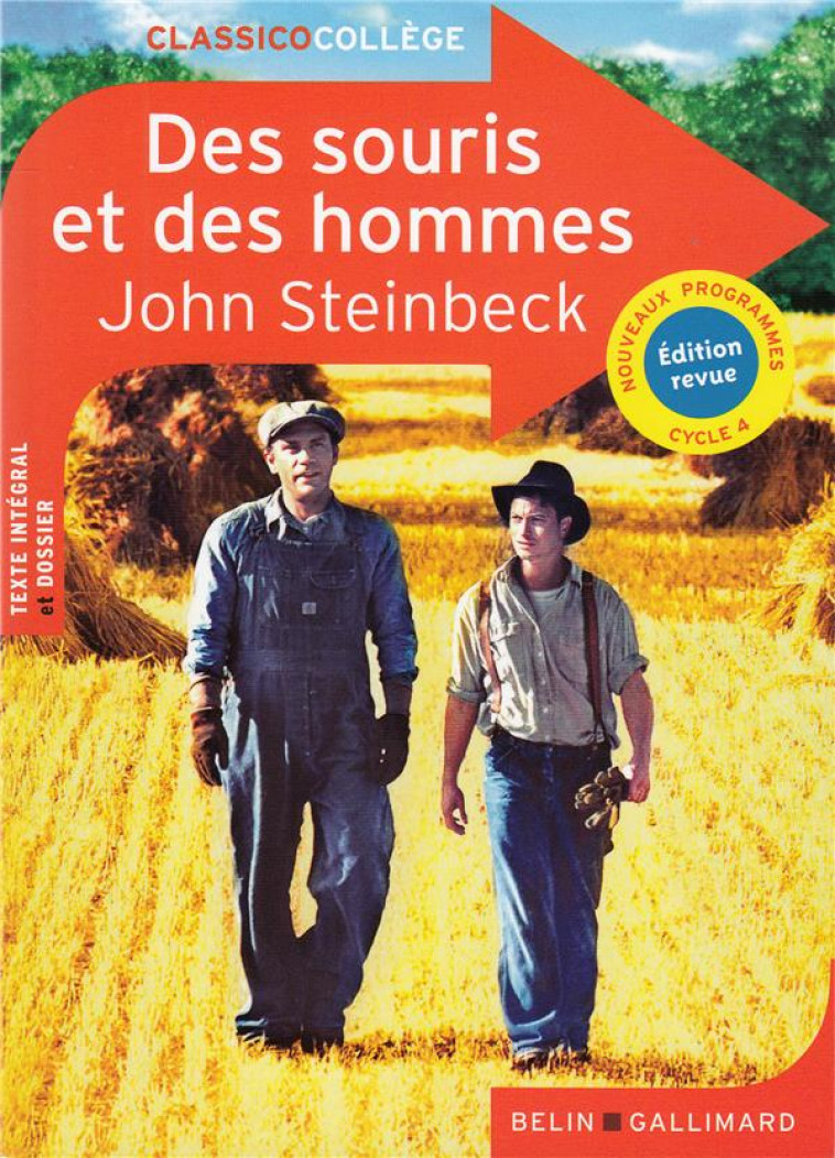 DES SOURIS ET DES HOMMES - STEINBECK JOHN - Belin