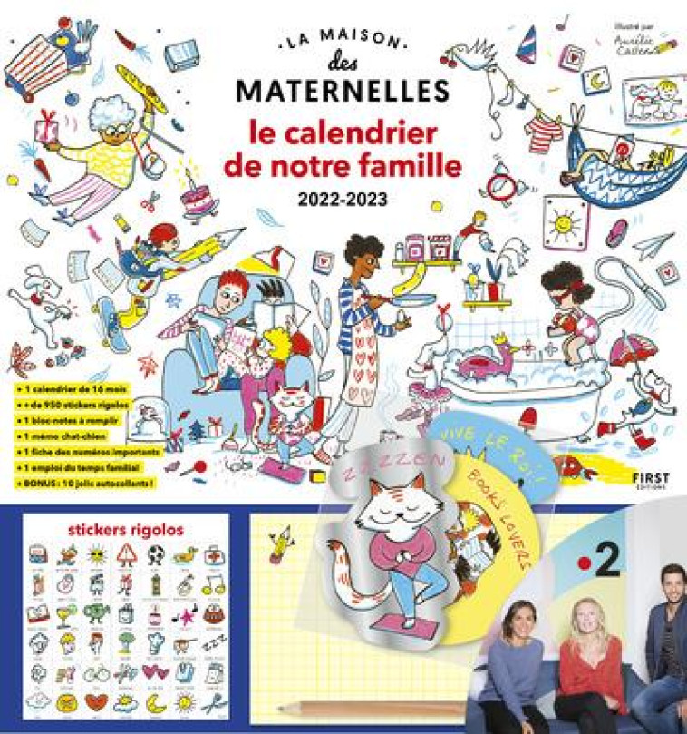 LE CALENDRIER DE NOTRE FAMILLE 2022-2023 - AVEC LA MAISON DES MATERNELLES - LA MAISON DES MATERN - NC