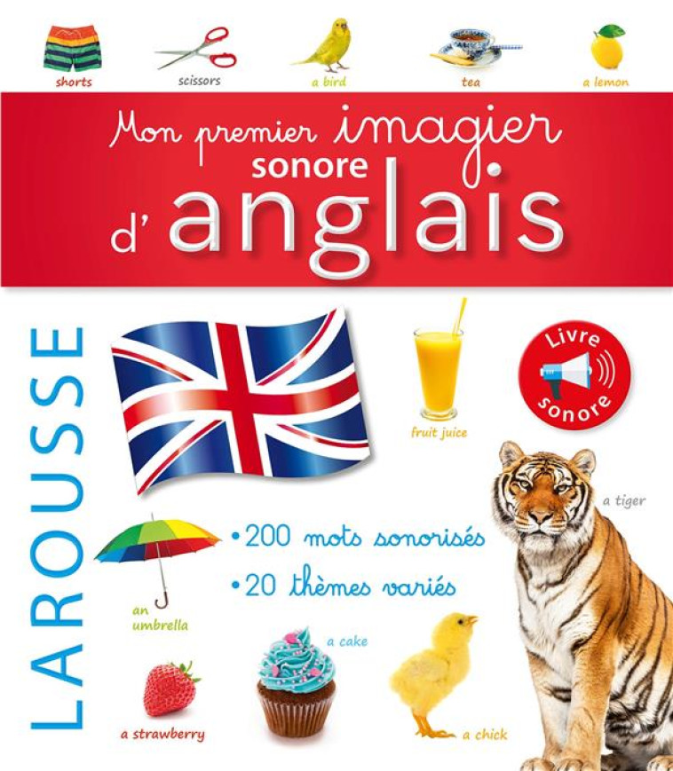 MON PREMIER IMAGIER SONORE D'ANGLAIS - COLLECTIF - LAROUSSE