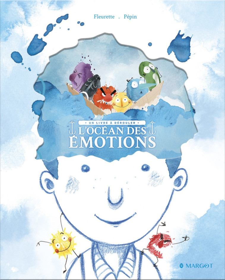 L-OCEAN DES EMOTIONS - UN LIVRE A DEROULER -  FLEURETTE,  PEPIN - MARGOT