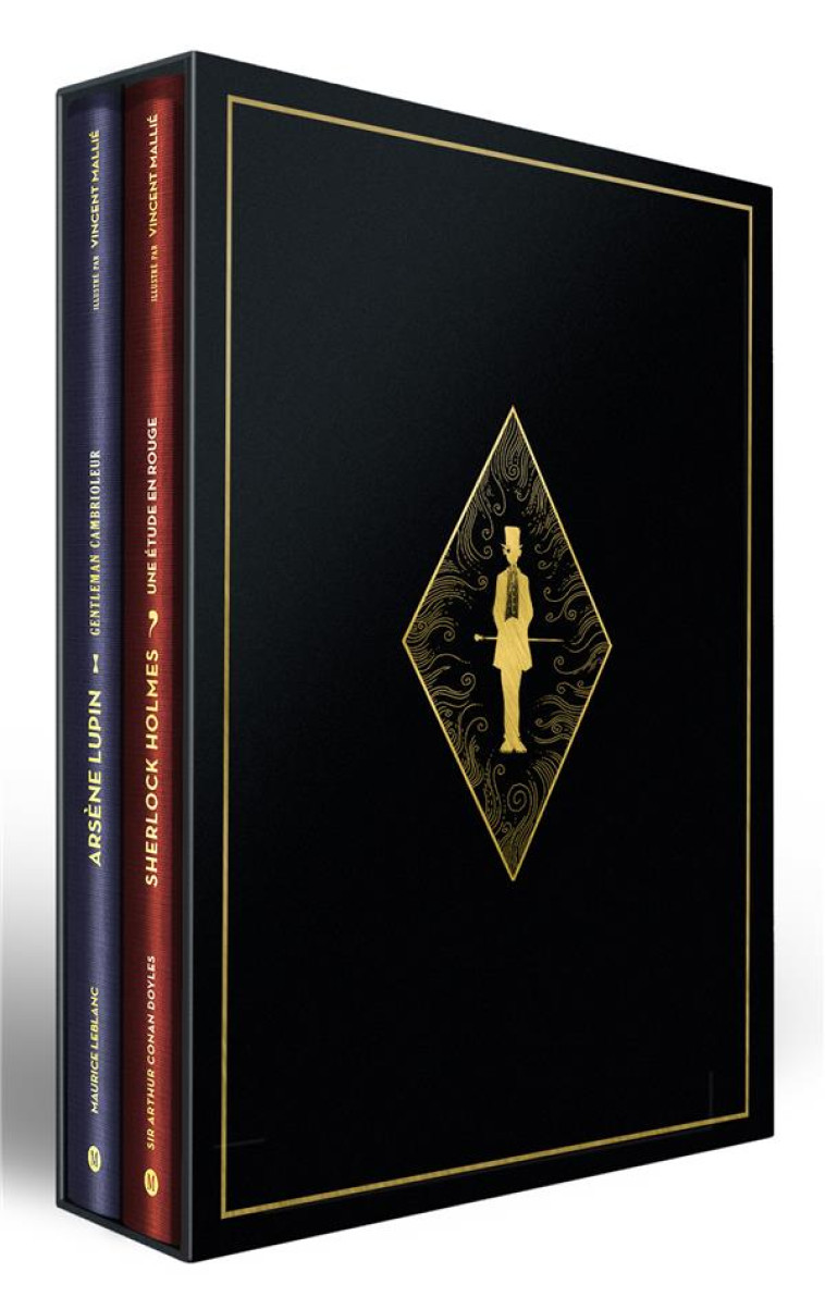 COFFRET ARSENE LUPIN & SHERLOCK HOLMES - ILLUSTRE - MALLIE/LEBLANC/DOYLE - MARGOT