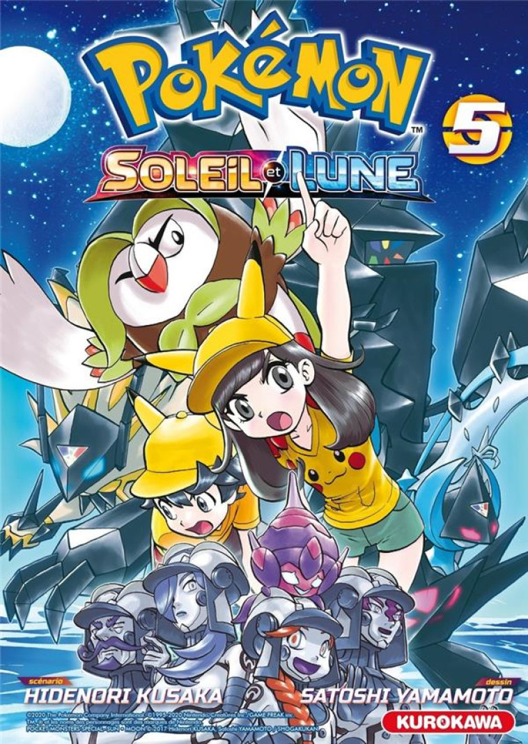 POKEMON SOLEIL ET LUNE - TOME 5 - VOL05 - KUSAKA/YAMAMOTO - KUROKAWA