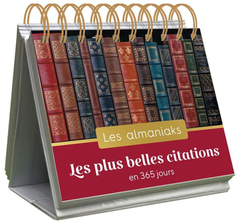 ALMANIAK INSPIRATION LES PLUS BELLES CITATIONS, CALENDRIER UNE PAGE PAR JOUR - XXX - 365 PARIS