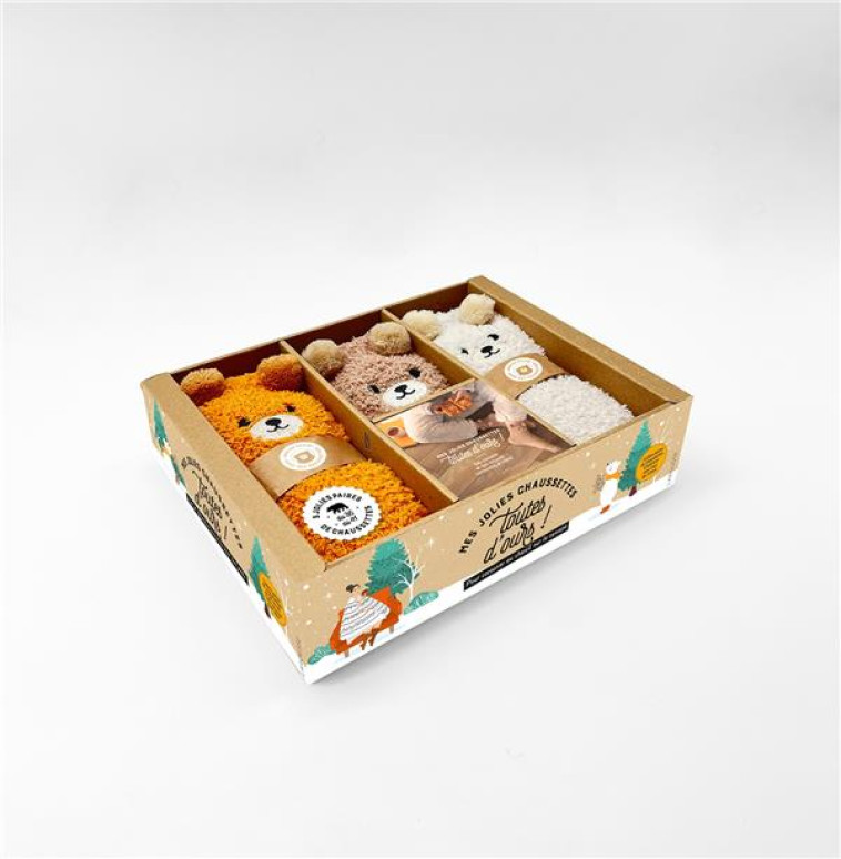 COFFRET MES JOLIES CHAUSSETTES TOUTES D'OURS - XXX - NC