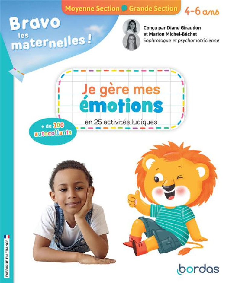 BRAVO LES MATERNELLES - JE GERE MES EMOTIONS - GIRAUDON/MARGO - BORDAS