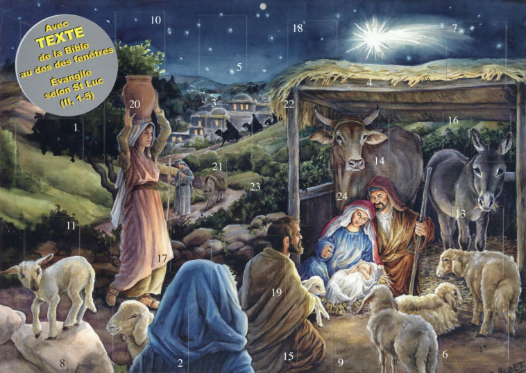 CALENDRIER DE L AVENT JESUS LE SAUVEUR EST NE - LLOBET - LLOBET JOSEPHIN - Minedition