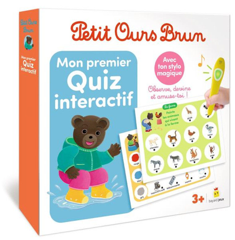 MON PREMIER QUIZ INTERACTIF PETIT OURS BRUN - BOUR DANIELE - NC