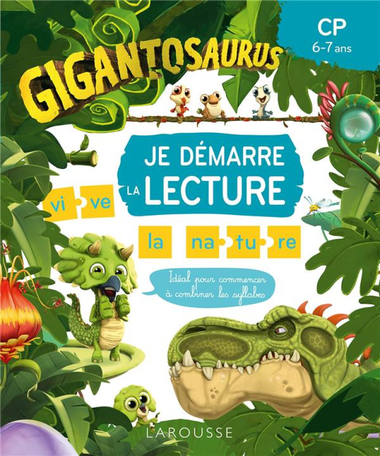 GIGANTOSAURUS  JE DEMARRE LA LECTURE - CP - COLLECTIF - LAROUSSE