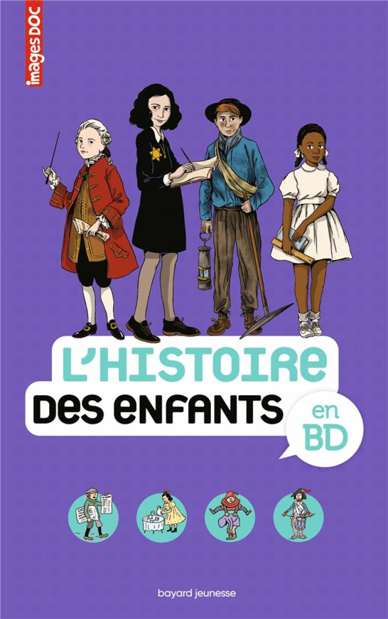 L'HISTOIRE DES ENFANTS EN BD - CREPON/PRUNES - BAYARD JEUNESSE