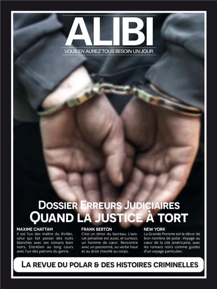 ALIBI - T15 - SPECIAL ERREURS JUDICIAIRES - XXX - BOOKS ON DEMAND