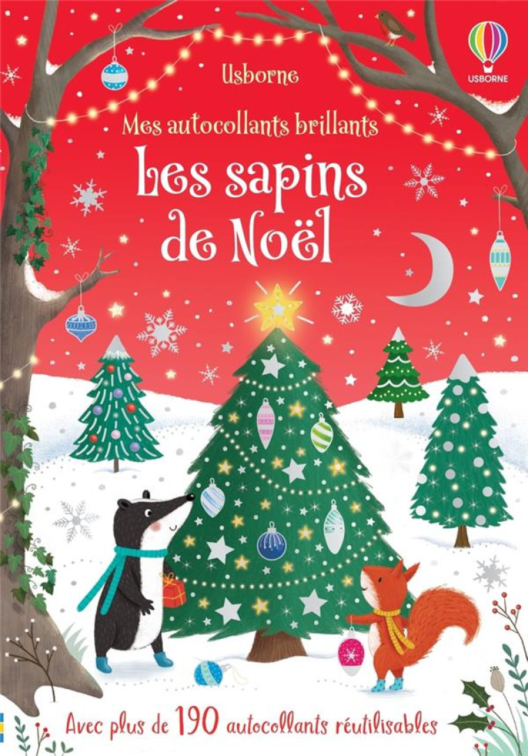 LES SAPINS DE NOEL - MES AUTOCOLLANTS BRILLANTS - GREENWELL/BARNARD - NC