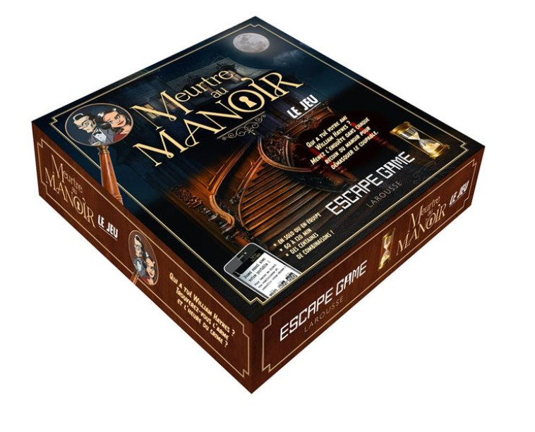 COFFRET ESCAPE GAME MEURTRE AU MANOIR LE JEU - COLLECTIF - NC