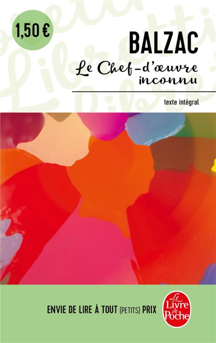 LE CHEF-D'OEUVRE INCONNU - BALZAC HONORE - LGF/Livre de Poche