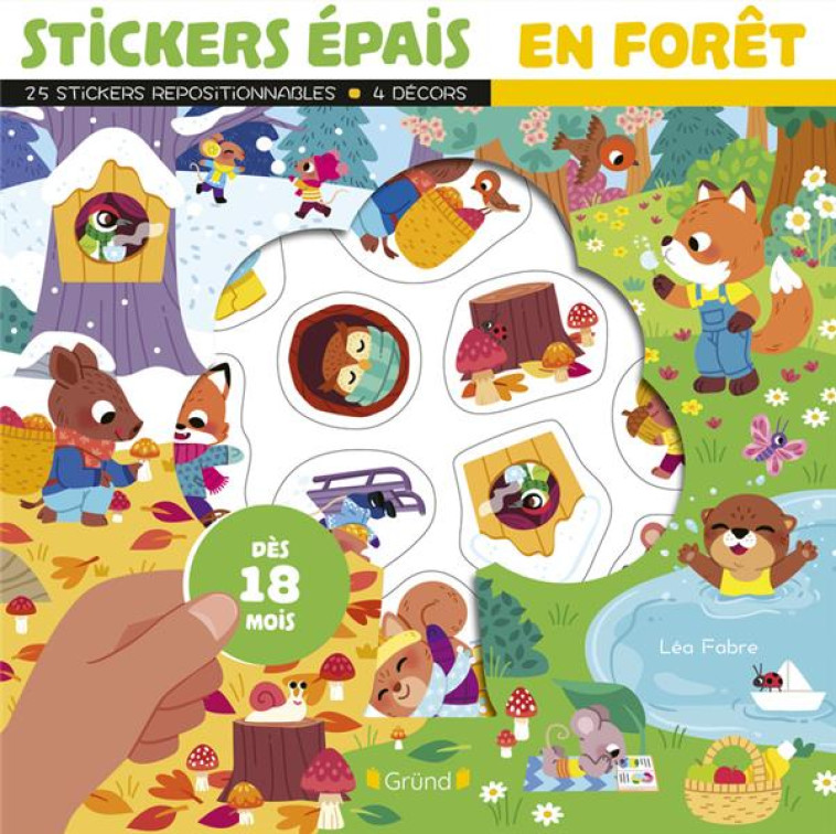 STICKERS EPAIS - EN FORET - FABRE LEA - NC