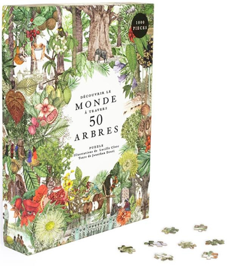 NED PUZZLE - DECOUVRIR LE MONDE A TRAVERS 50 ARBRES - CLERC LUCILLE - NC