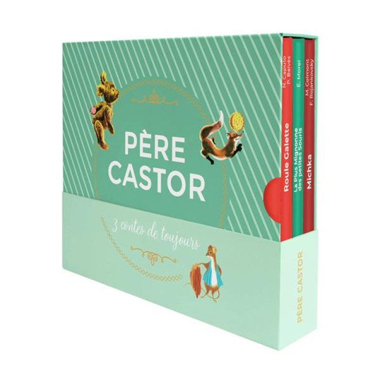 LA BIBLIOTHEQUE DU PERE CASTOR - 3 CONTES DE TOUJOURS - COFFRET DE 3 TITRES - COLLECTIF - FLAMMARION