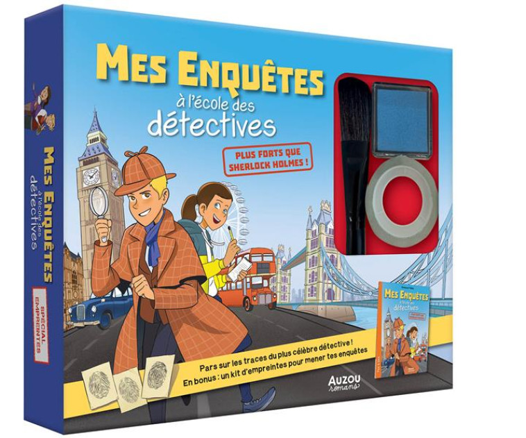 MES ENQUETES A L'ECOLE DES DET - T08 - MES ENQUETES A L'ECOLE DES DETECTIVES - COFFRET - PLUS FORTS - AUREN/TAYAL - PHILIPPE AUZOU