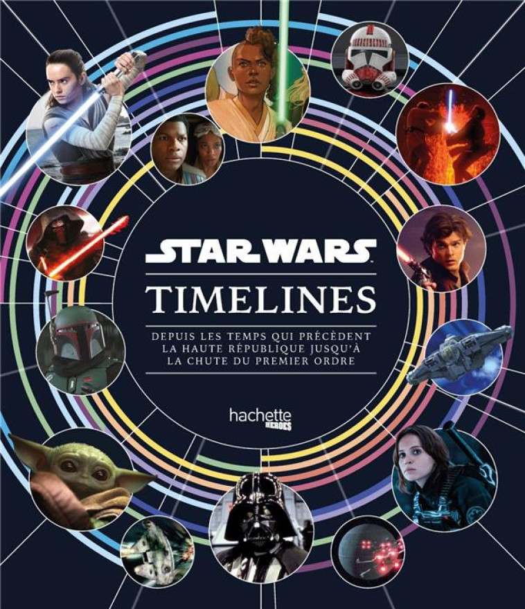 STAR WARS TIMELINES - DEPUIS LES TEMPS QUI PRECEDENT LA HAUTE REPUBLIQUE JUSQU'A LA CHUTE DU PREMIER - COLLECTIF - HACHETTE