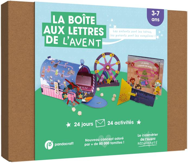 BOITE AUX LETTRES DE L'AVENT - LA BOITE A MAGIE - CALENDRIER DE L'AVENT 3+ - XXX - NC