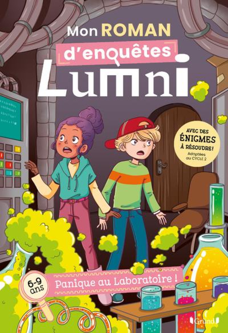 MON ROMAN D'ENQUETES LUMNI (6-9 ANS) - PANIQUE AU LABO ! - LUMNI/WENDLING - GRUND