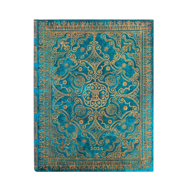 12 Mois 2024 Azur  - Ultra - un Jour par page - 416 p. - XXX - PAPERBLANKS