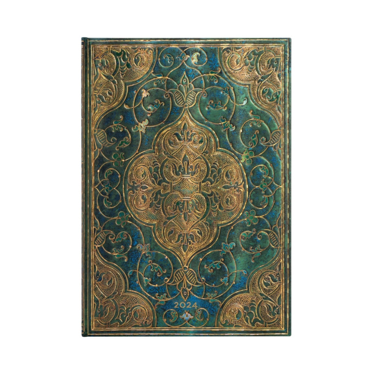 12 Mois 2024 Chroniques Turquoises  - Grand - Vertical - 160 p. - XXX - PAPERBLANKS