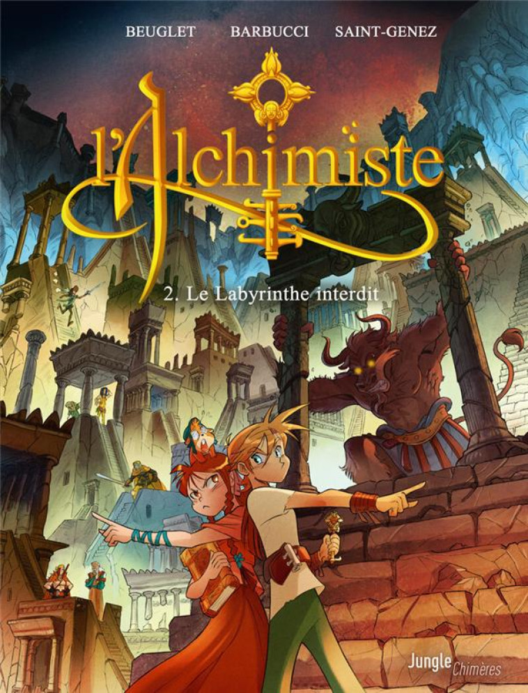 L'ALCHIMISTE - TOME 2 LE LABYRINTHE INTERDIT - BEUGLET/SAINT-GENEZ - CASTERMAN