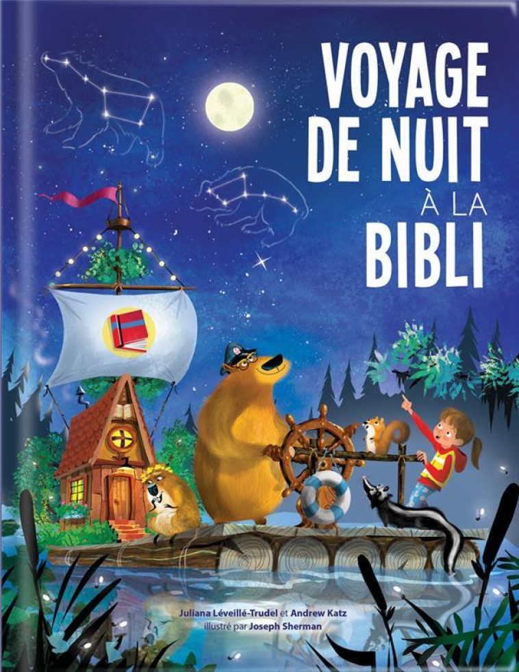 VOYAGE DE NUIT A LA BIBLI - LA LECTURE D'UNE AVENTURE ETINCELANTE AVANT LE DODO - LEVEILLE-TRUDEL/KATZ - CRACKBOOM