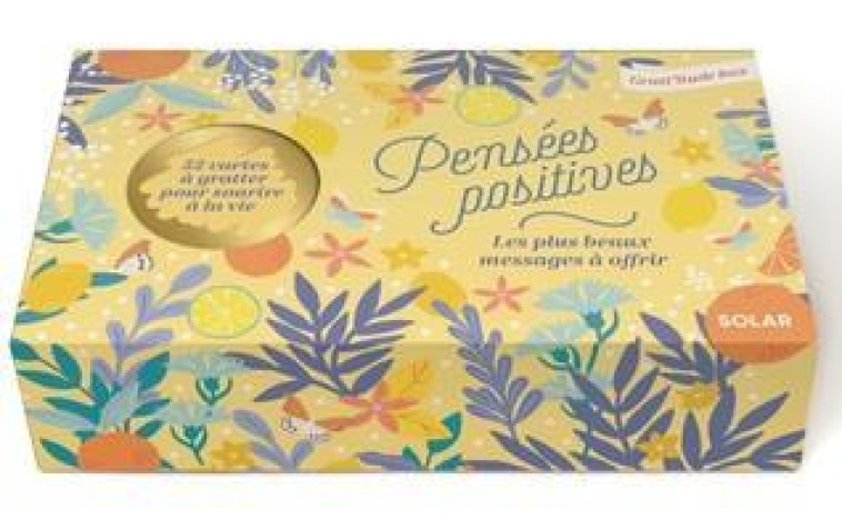 GRATITUDE BOX PENSEES POSITIVES - LES PLUS BEAUX MESSAGES A OFFRIR - 52 CARTES A GRATTER POUR SOURIR - COLLECTIF - NC