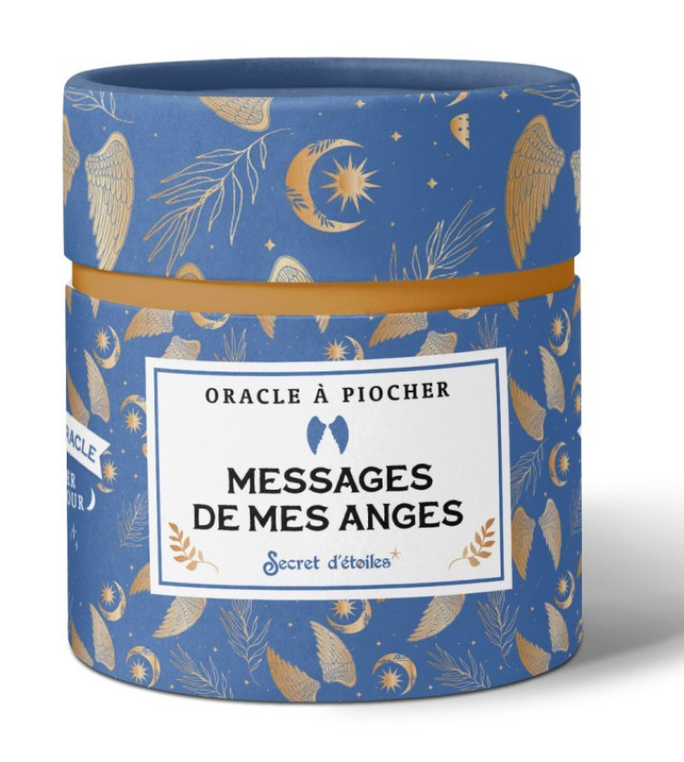 BOITE ORACLE  MESSAGES DE MES ANGES - 40 CARTES ORACLE - Sybil Gentil - SECRET ETOILES