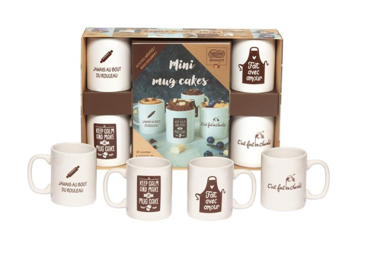 COFFRET MINI MUG CAKES  NESTLE - COLLECTIF - NC