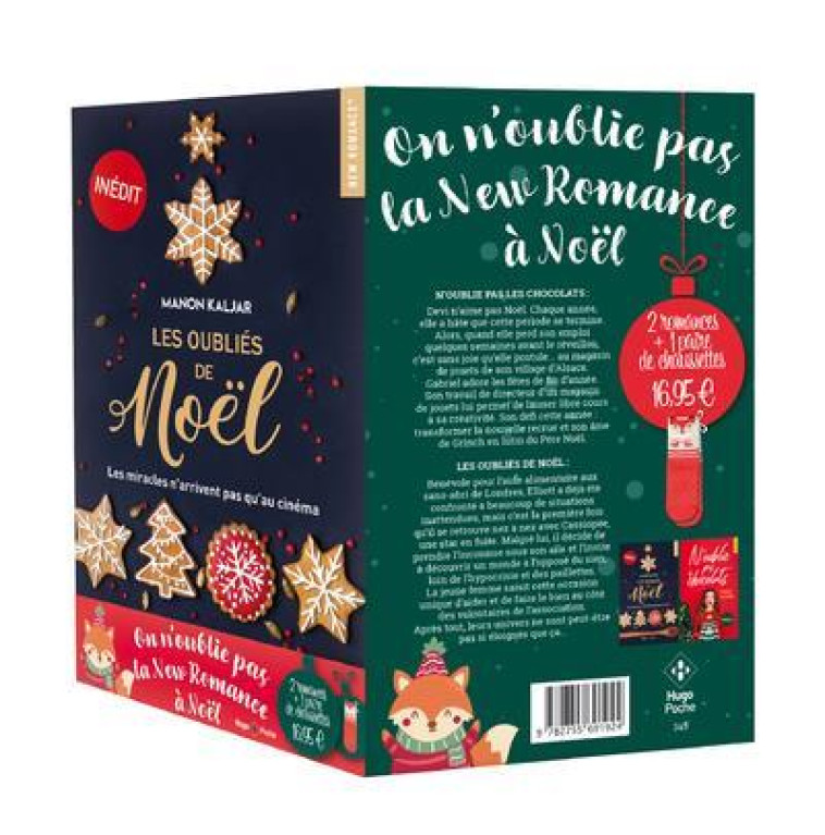 COFFRET 2 ROMANCES DE NOEL ET DES CHAUSSETTES RENARD - COLLECTIF - HUGO JEUNESSE