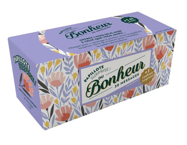 COFFRET - LES PAPILLOTES DU BONHEUR - COLLECTIF - MARABOUT