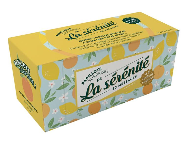 COFFRET - LES PAPILLOTES DE LA SERENITE - COLLECTIF - MARABOUT