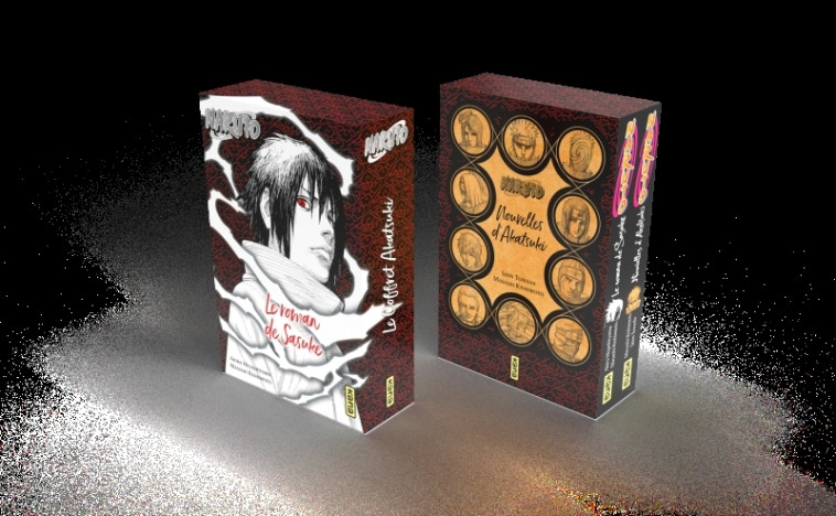 NARUTO - ROMANS - COFFRET NARUTO ROMANS : AKATSUKI - XXX - KANA