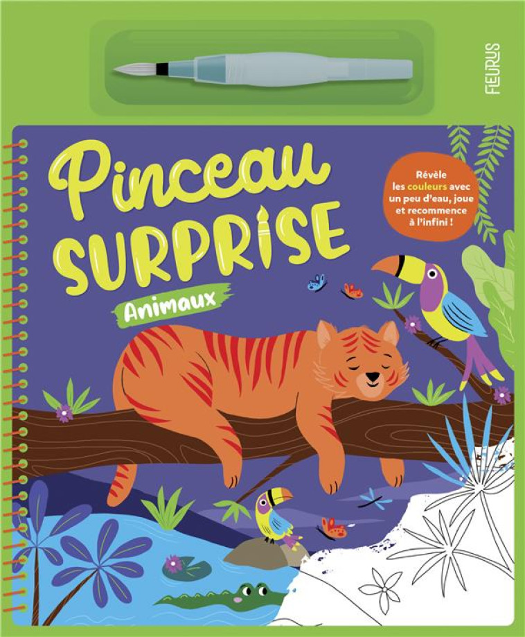 PINCEAU SURPRISE - ANIMAUX - SOLENNE ET THOMAS - FLEURUS