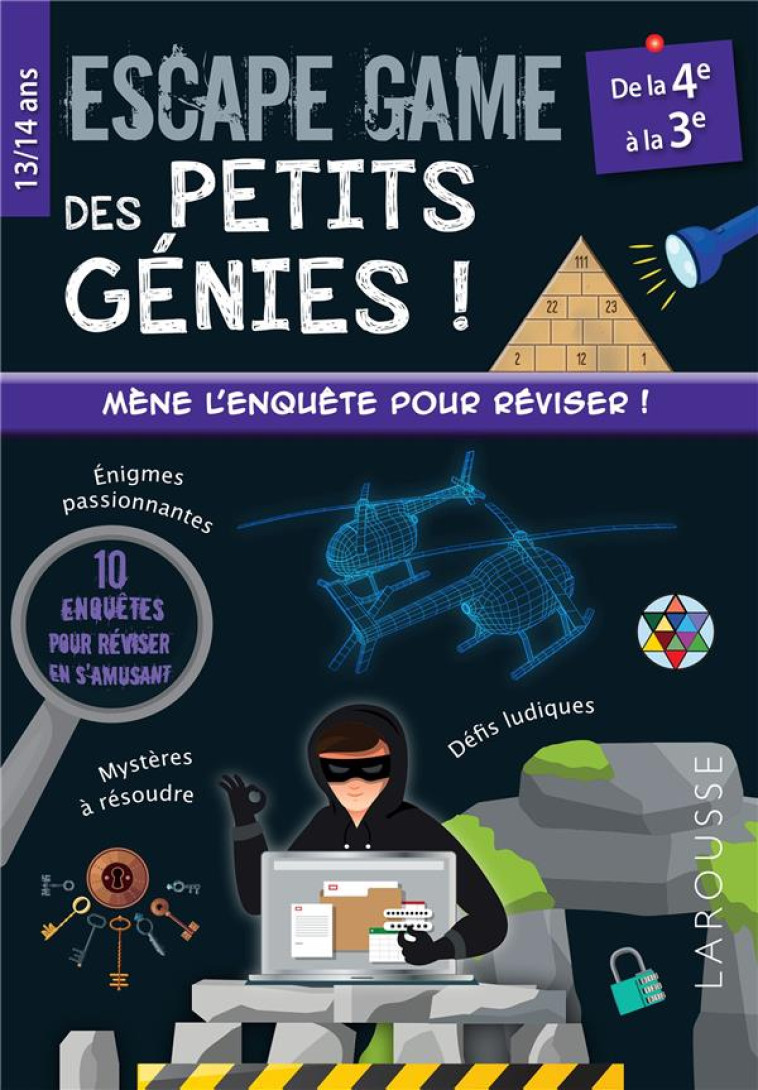 ESCAPE GAME DES PETITS GENIES 4E-3E - DURAND - LAROUSSE