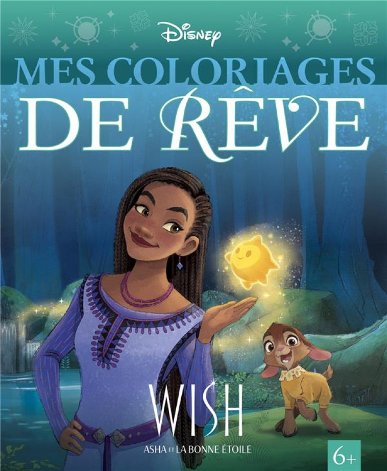 WISH, ASHA ET LA BONNE ETOILE - MES COLORIAGES DE REVE - DISNEY - XXX - HACHETTE