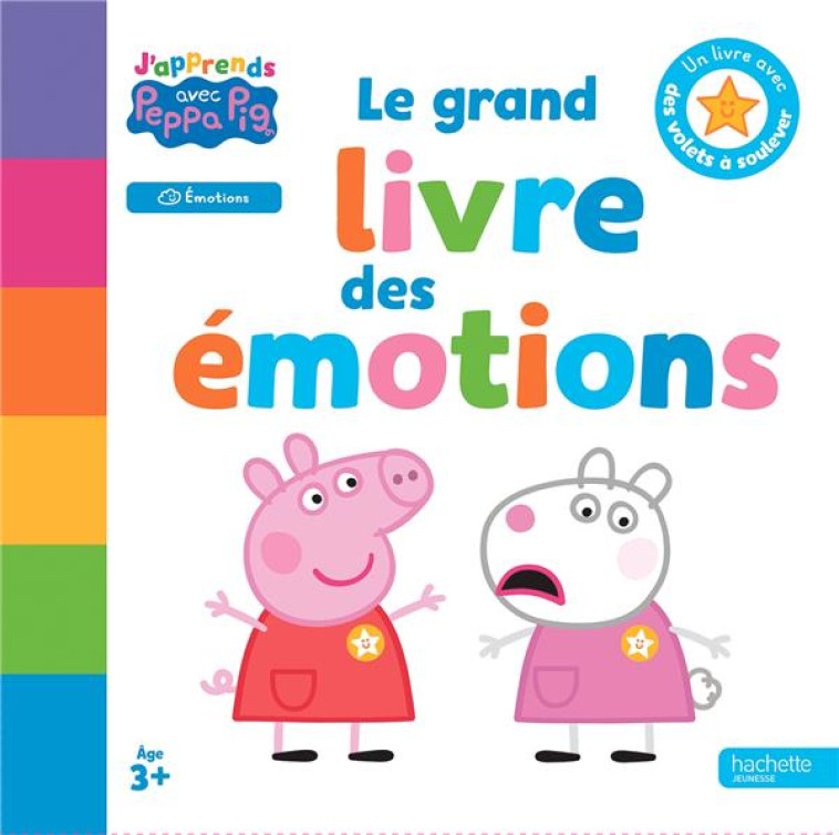 J-APPRENDS AVEC PEPPA PIG - LE GRAND LIVRE DES EMOTIONS - XXX - HACHETTE