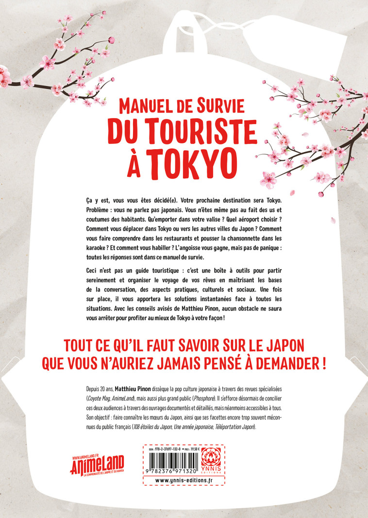 MANUEL DE SURVIE DU TOURISTE A TOKYO - Matthieu Pinon - YNNIS