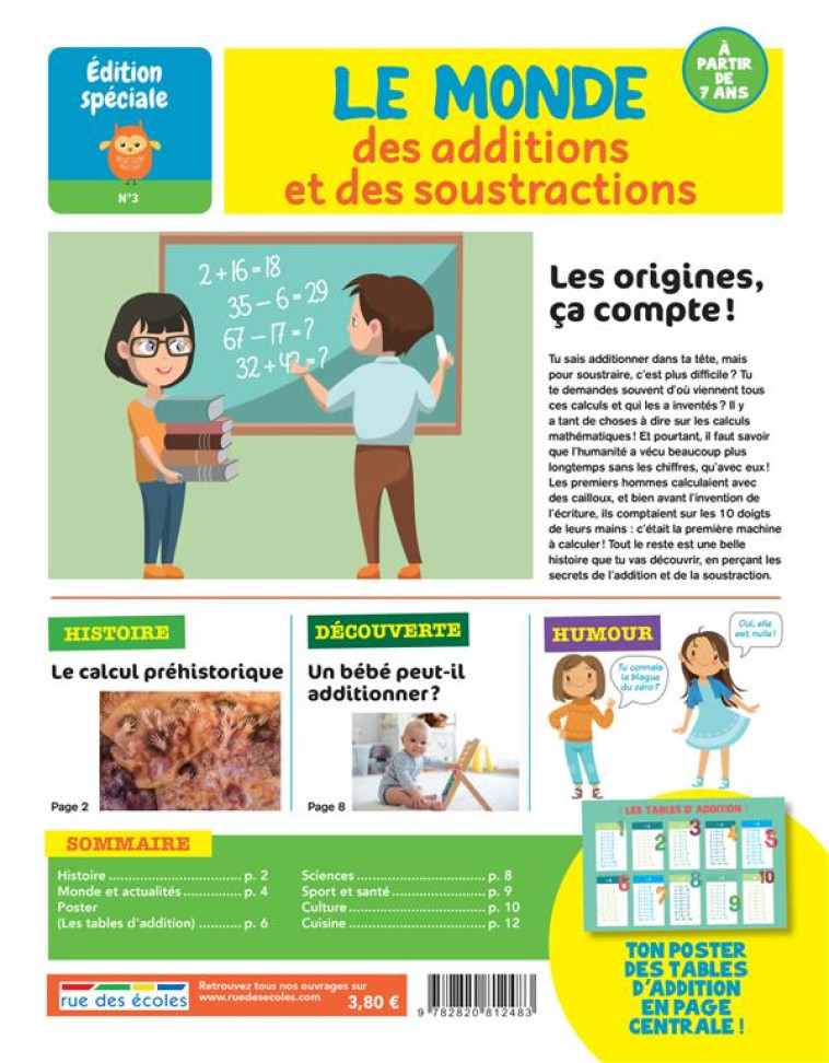 LE MONDE DES ADDITIONS ET DES SOUSTRACTIONS - EDITION SPECIALE N 3 - COLLECTIF - ANNALES-RDECOLE