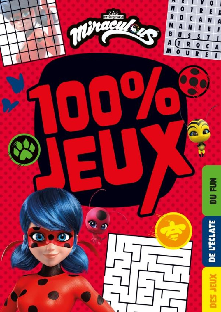 MIRACULOUS - 100% JEUX - COLLECTIF - HACHETTE