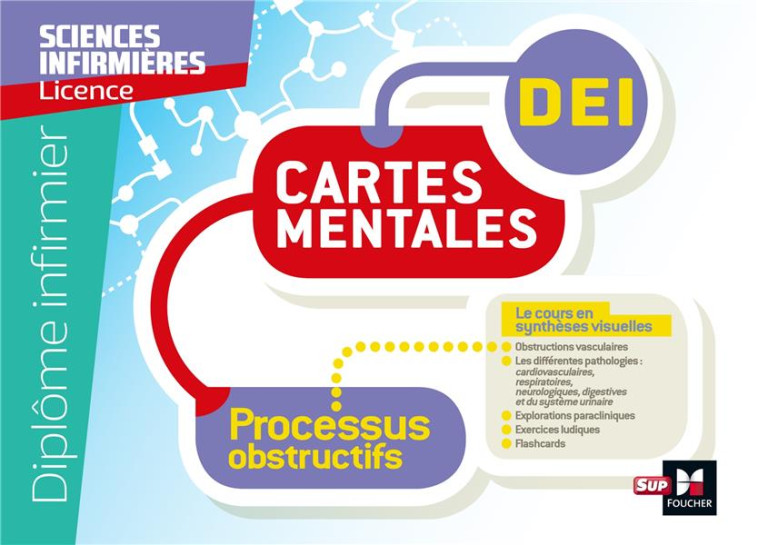 DIPLOME INFIRMIER - IFSI - CARTES MENTALES - UE 2.8 - PROCESSUS OBSTRUCTIFS - FAURE/BACHELIER - FOUCHER