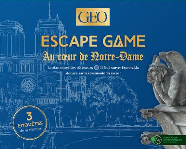 ESCAPE GAME - AU COEUR DE NOTRE-DAME - COLLECTIF - FEMME ACTUELLE