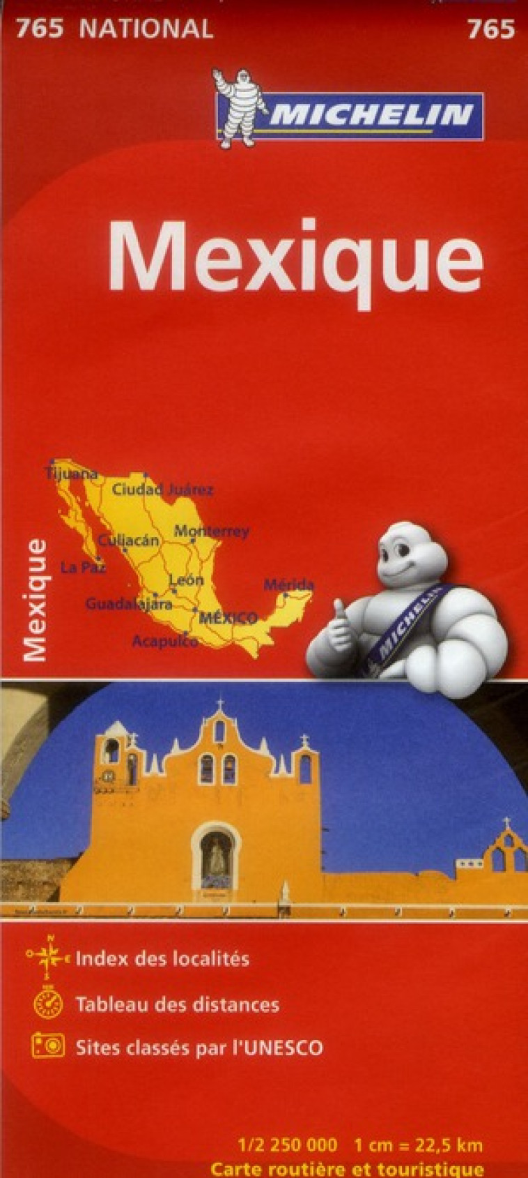 CARTE NATIONALE MONDE - MEXIQUE - BELIZE, SALVADOR, GUATEMALA - XXX - MICHELIN